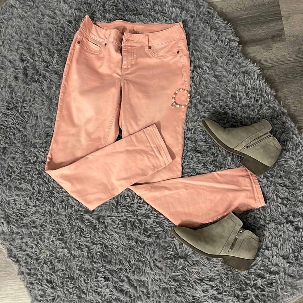 Maurices Jeggings Coral/Pink Short